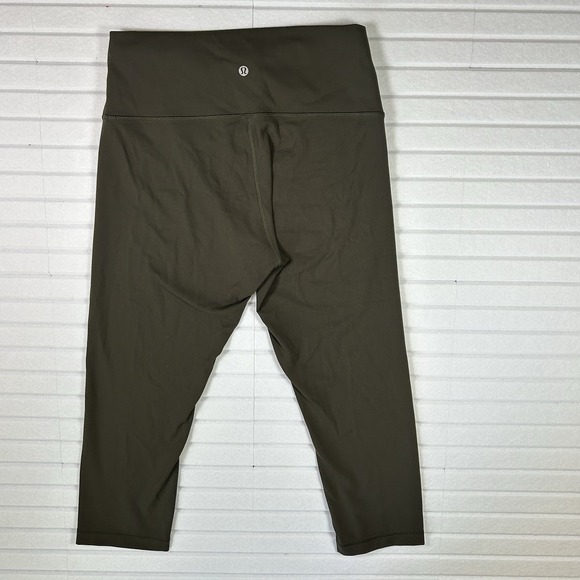 lululemon athletica Pants - Lululemon Women's 12 Wunder Under Luxtreme High-Rise Crop Leggings- Army Green